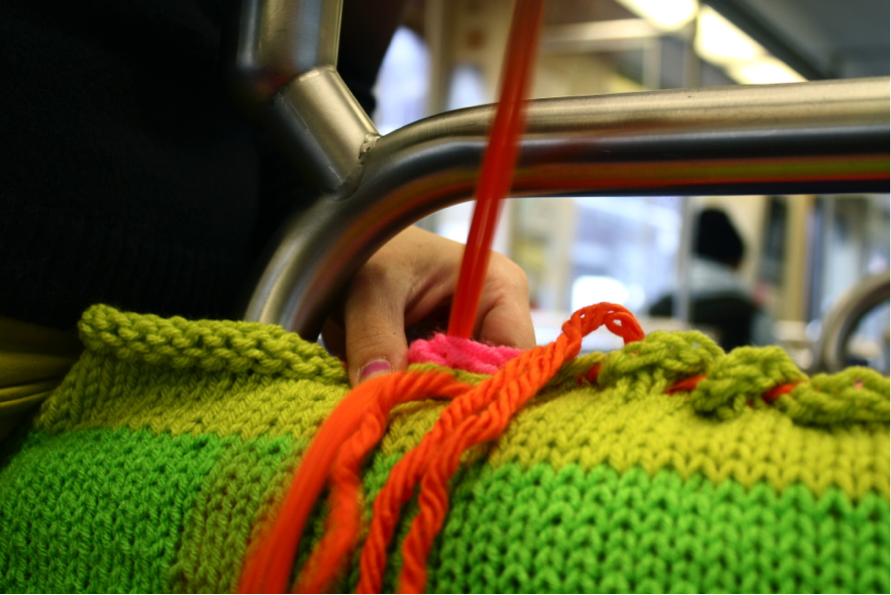 How to Yarn Bomb - Tutorial on Bluprint.com