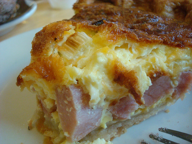 Egg, Ham and Cheese Quiche