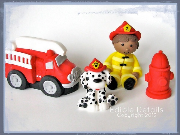 Firefighter Cake Toppers