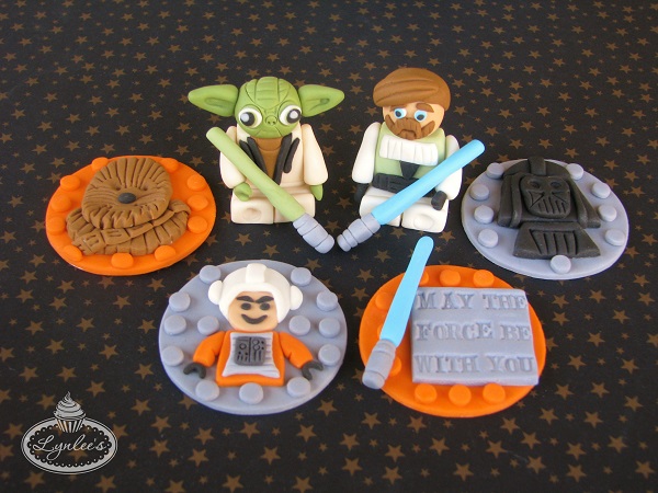 Star Wars Fondant Cupcake Toppers