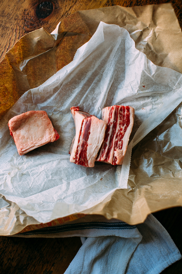 Short Ribs Prepared to be Braised