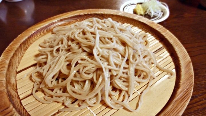 Cold soba noodles