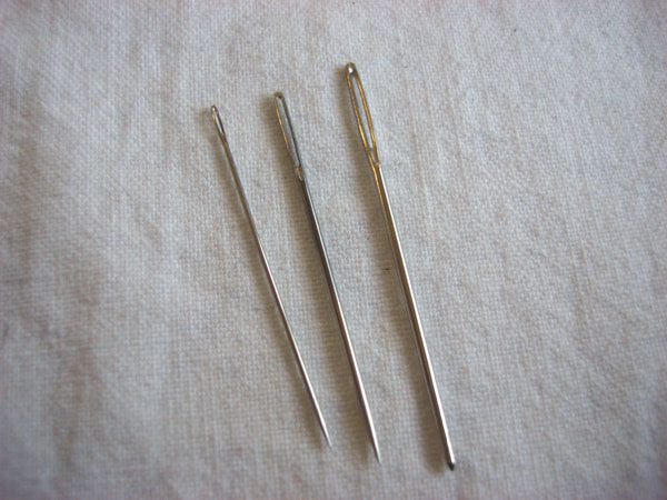 Hand Embroidery Supplies: Needles and Floss