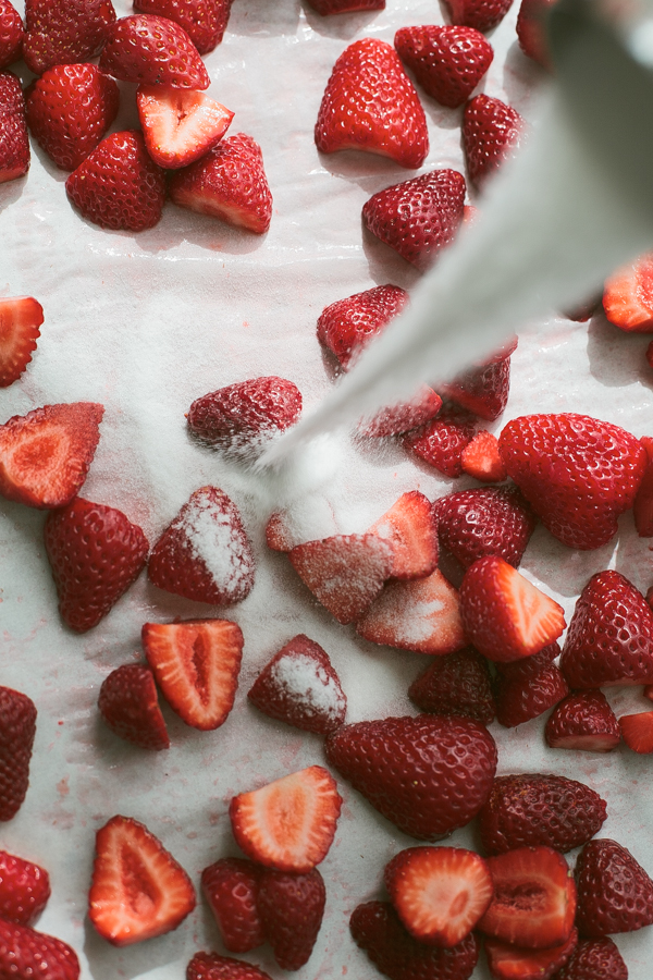 Strawberries and Sugar for Roasting