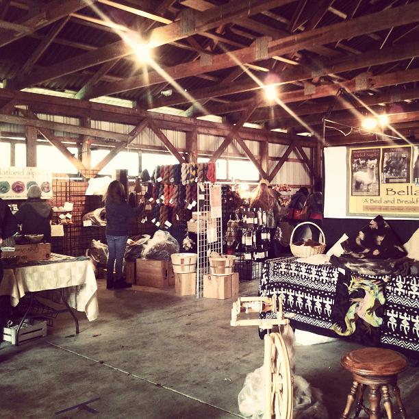 Vendors at the Connecticut Sheep and Wool Festival