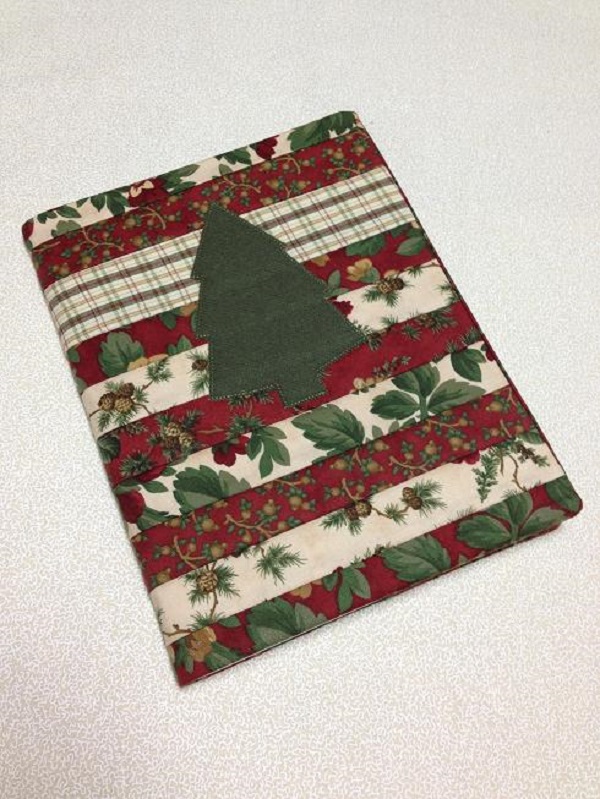 Christmas tree quilt journal