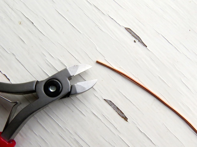 Copper Wire Cut with Flush Cutters