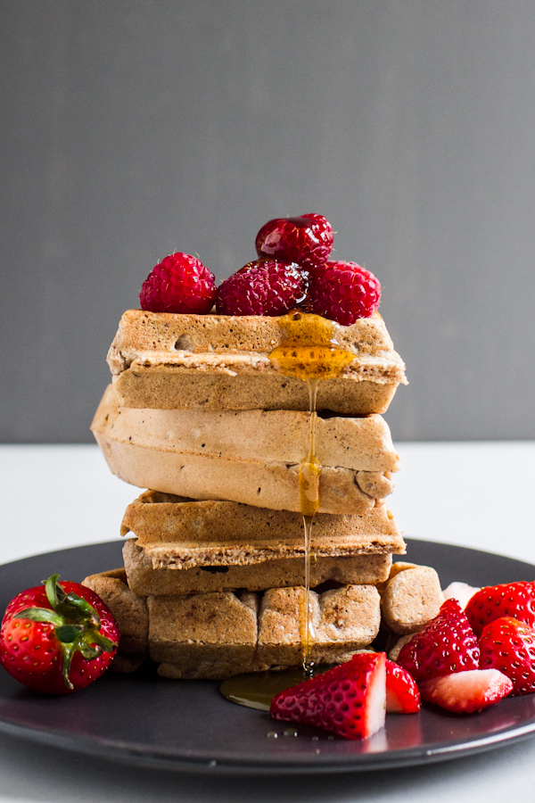 Gluten-Free Waffles With Berries