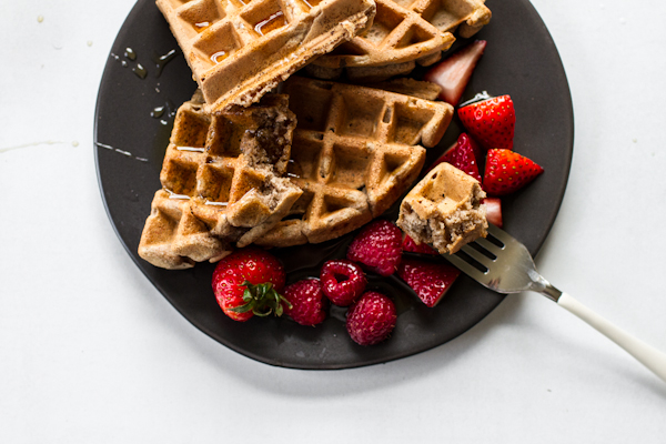 Gluten-Free Waffles With Berries