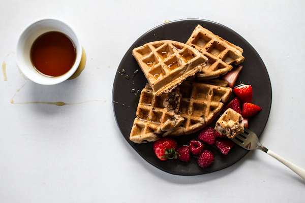 Gluten-Free Waffles With Berries