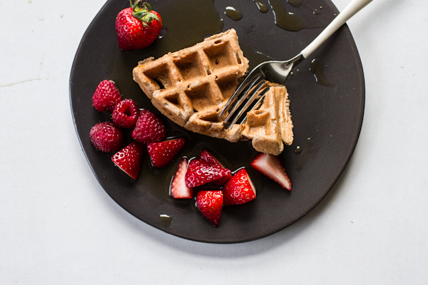 Gluten-Free Waffles With Berries