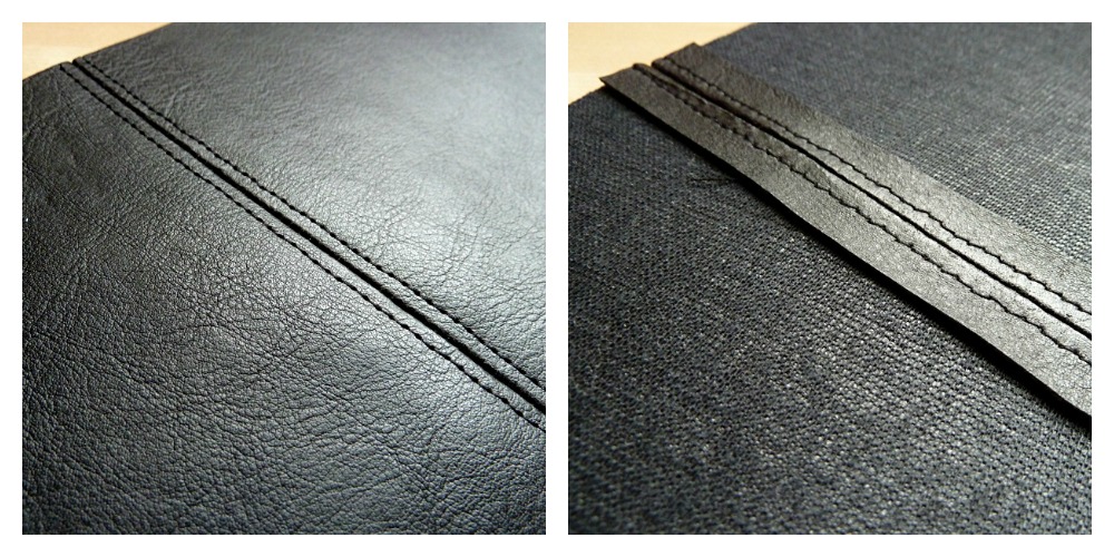 Flat Stitch for Faux Leather