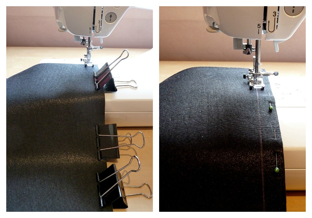 Finishing Faux Leather Seams. 