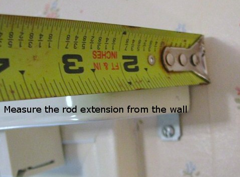 Measuring Curtain Rod Extension
