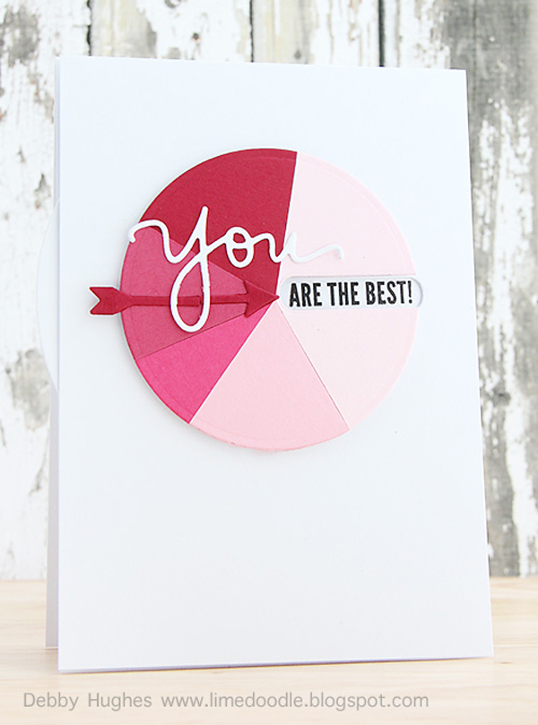 Pie chart - interactive greeting card