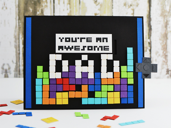 Tetris Greeting card 