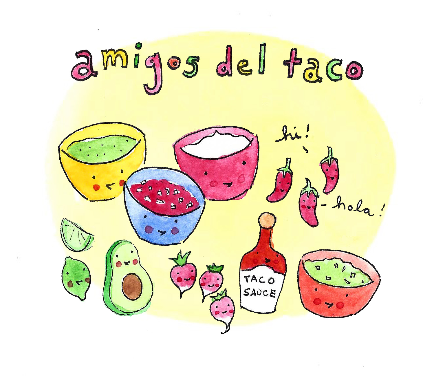 Amigos del Taco - taco toppings 