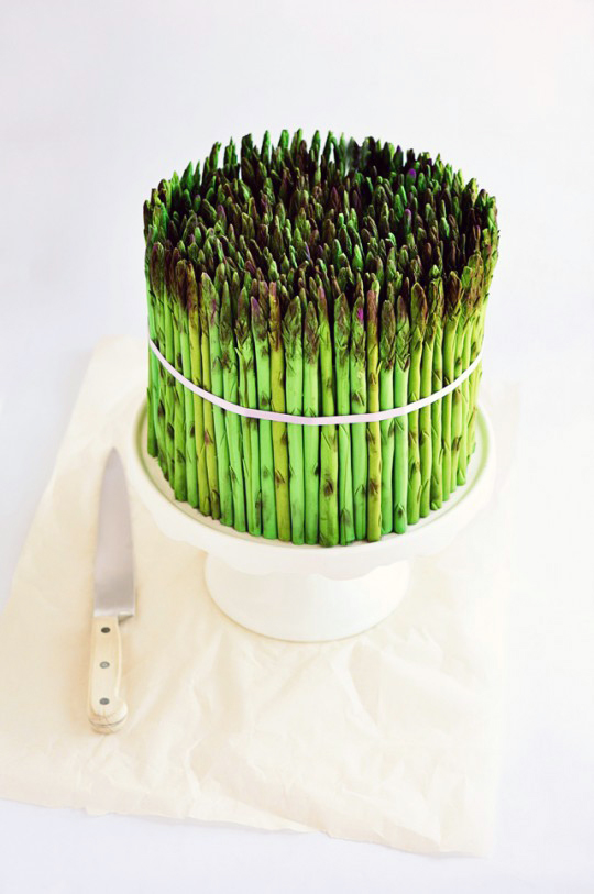 Asparagus cake by Sweetapolita