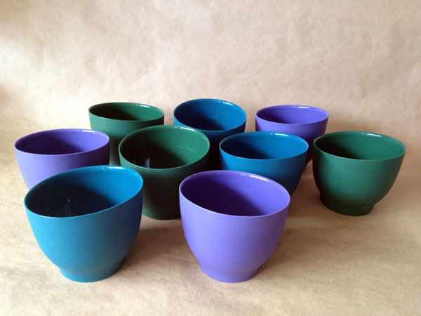 1 cup silicone bowls