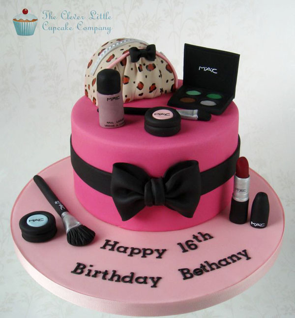 MAC cosmetics cake by Clever Little Cupcake Company