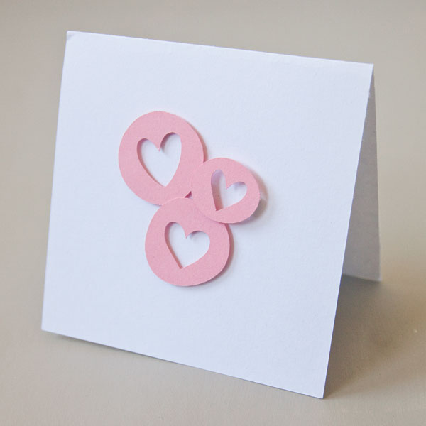 Simple Hearts Die Cut Embellishments