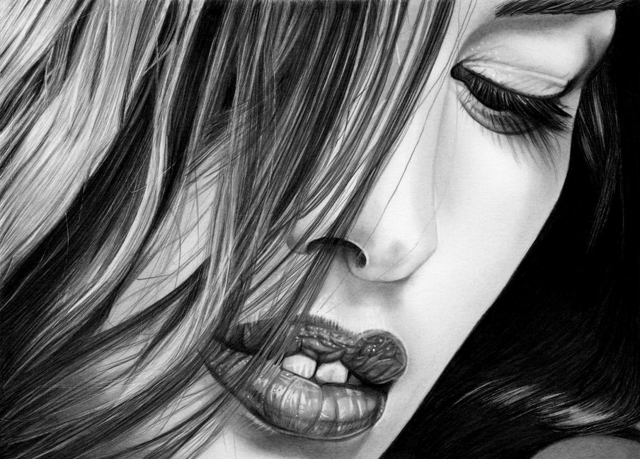 Drawing of a Woman's Face