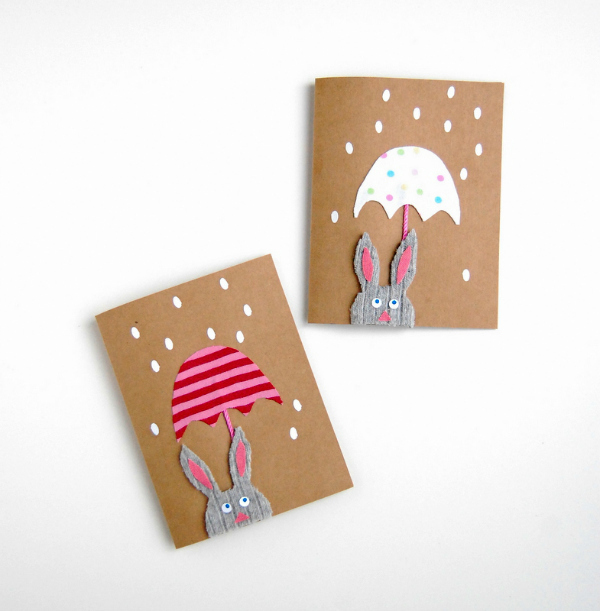 Handmade Easter Bunny Greeting Cards