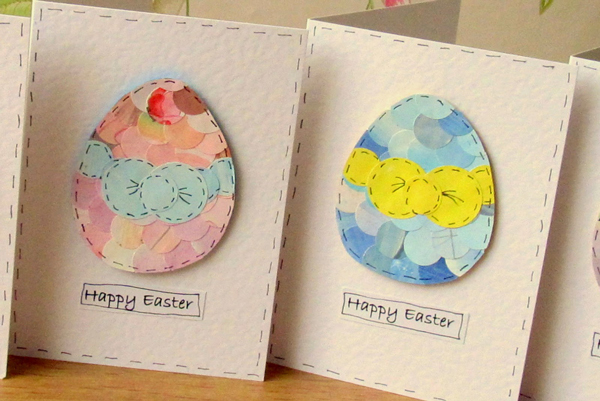 Colorful Easter Egg Cards