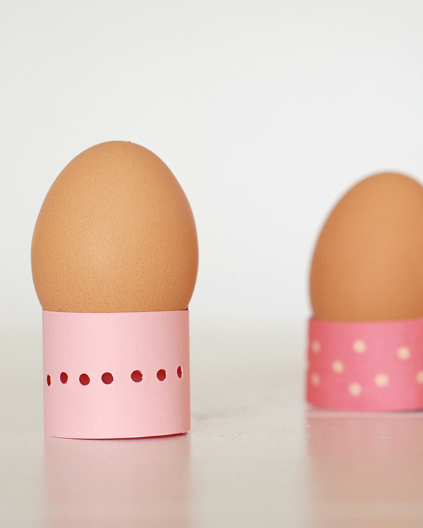 Easter Eggs in Paper Holders