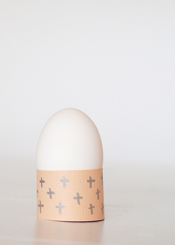 Egg in an Paper Holder