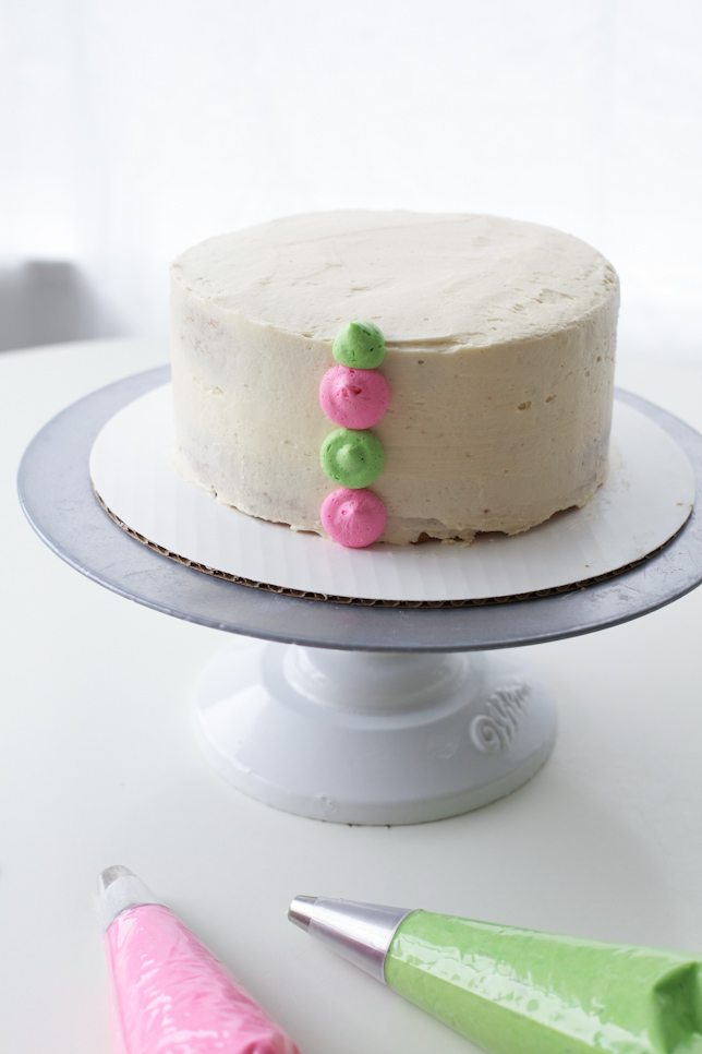 Piped Birthday Cake