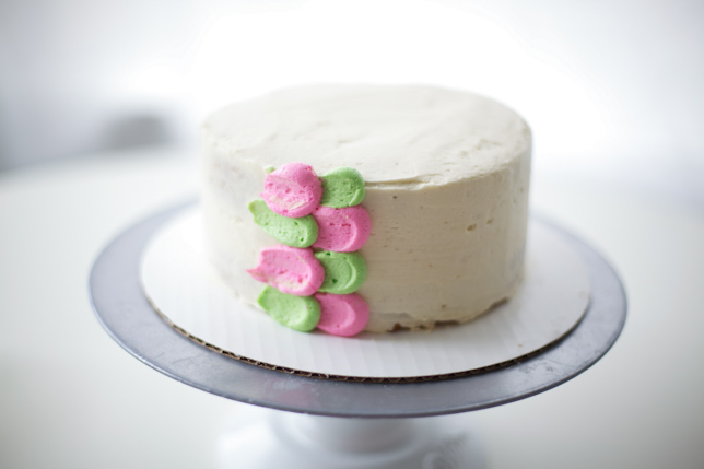 Fish Petal-Like Buttercream Cake