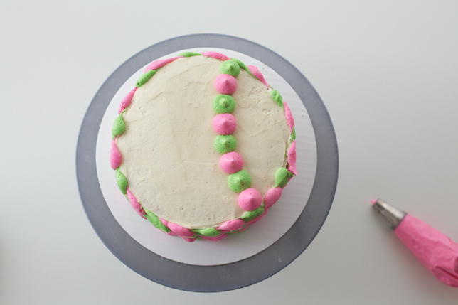 Fish Birthday Cake with Buttercream