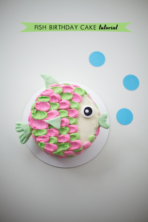 Fish Birthday Cake Tutorial