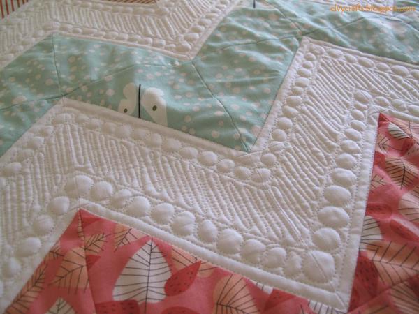 Chevron Toddler Quilt