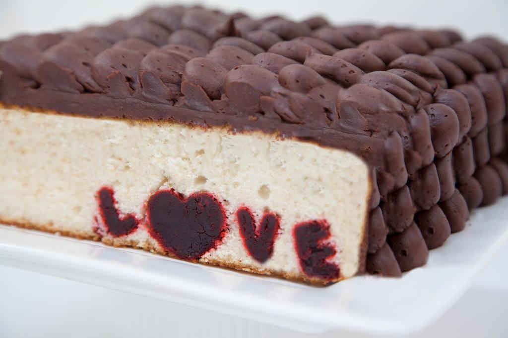 Surprise Inside Love Cake
