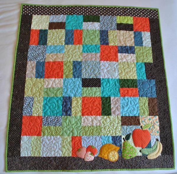 Fresh Fruits Baby Quilt: Bluprint Member Pattern