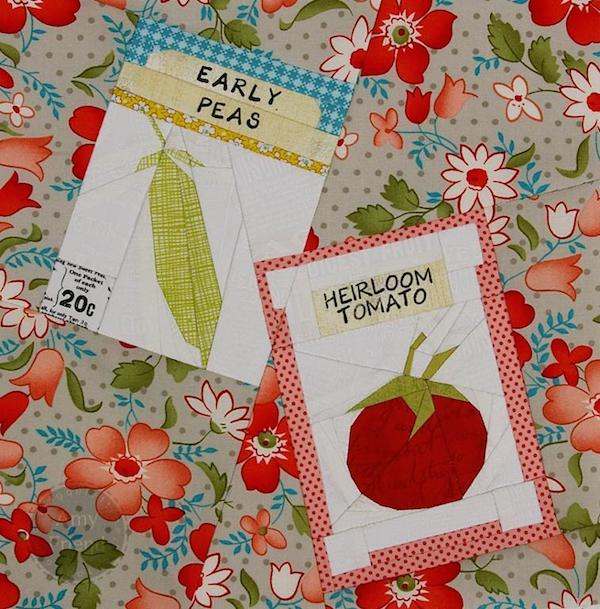 Seed Packets Paper-Pieced Block