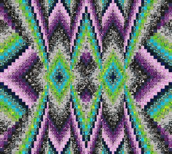 Bright Nights Bargello Quilt