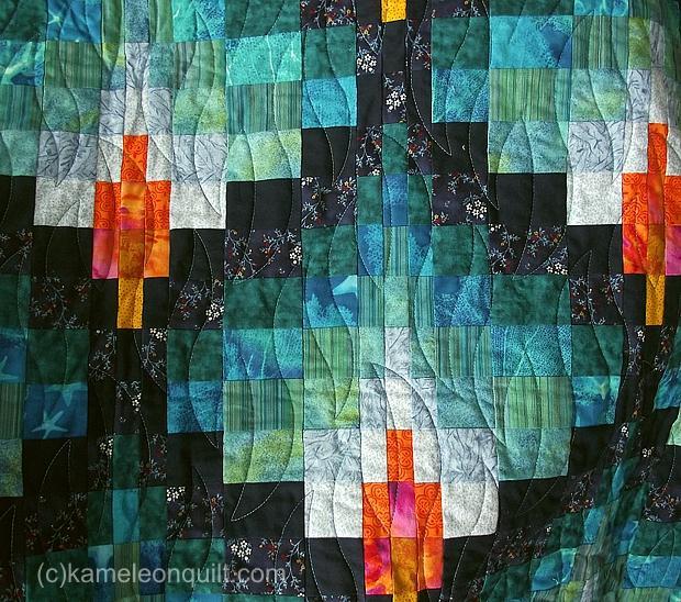 Bargello Flame Quilt