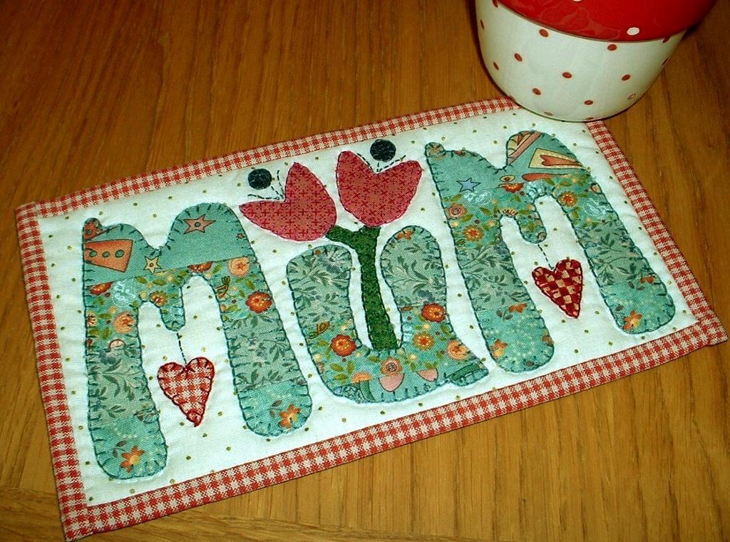 Mum Mom Mug Rug Pattern