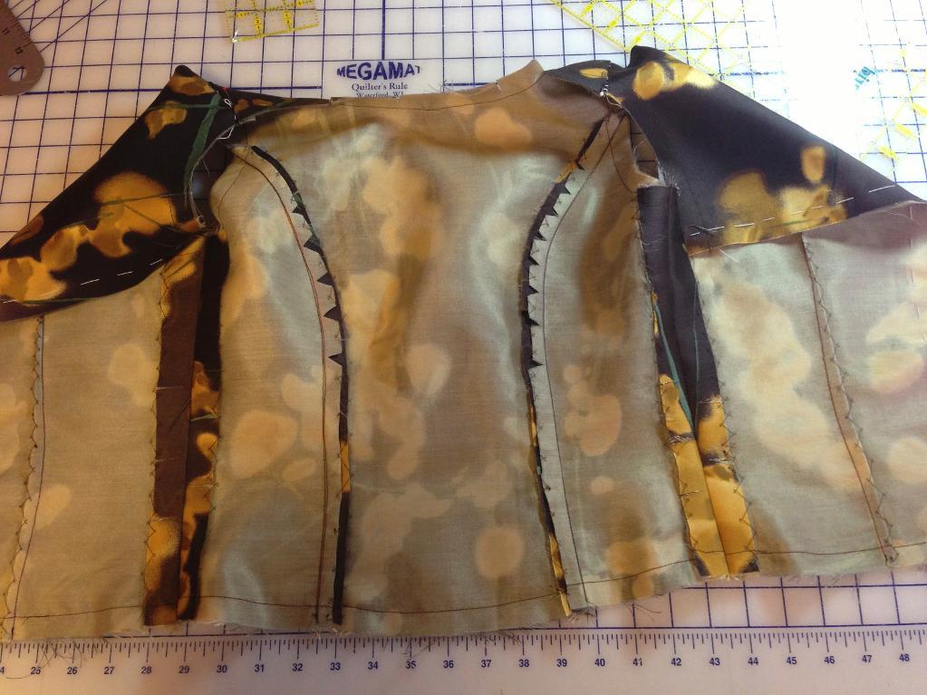 Dress bodice with underlining - Bluprint Member Project
