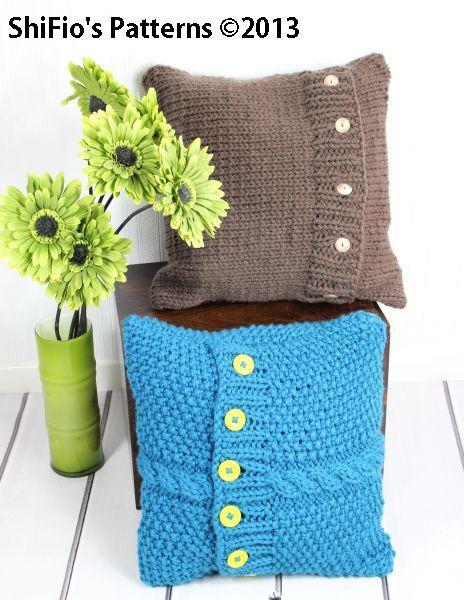 Chunky knit cushions: Bluprint Member Pattern