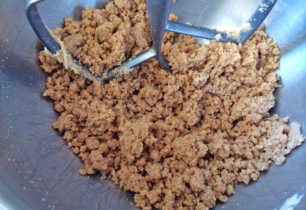 Crumbled Cake Dough for Cake Pops