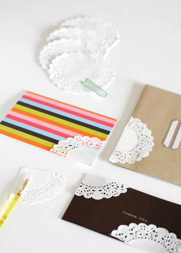 Paper lace stationary
