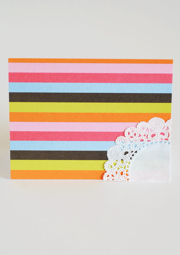 Paper lace stationary