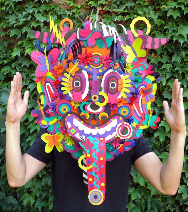 Michael Velliquette Paper Mask