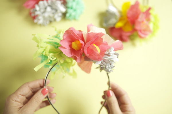 Paper Flower Headband