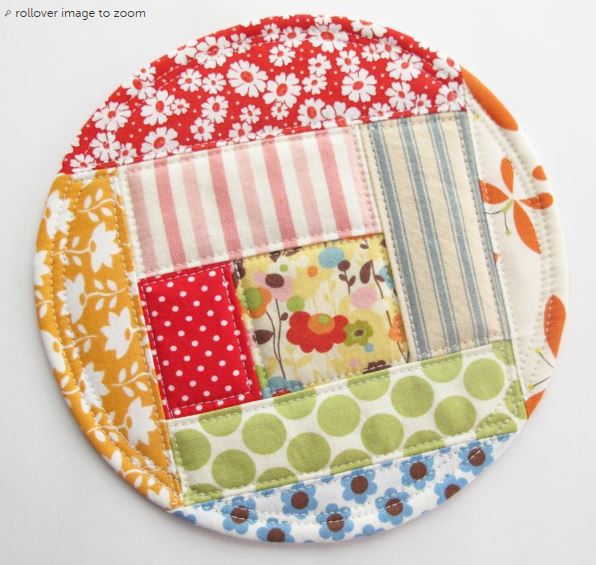 Patchwork Coasters on Craftsy!