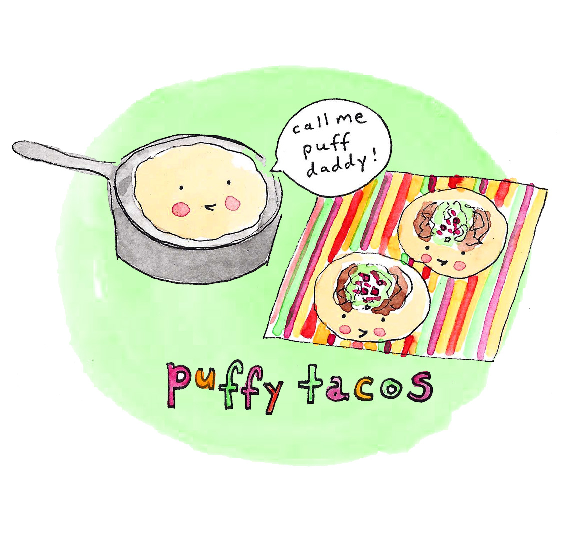 Puffy tacos